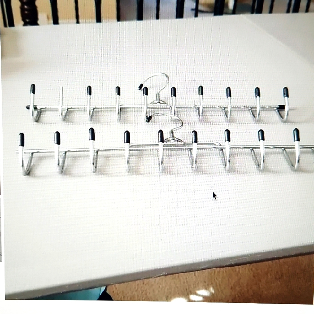 A set of tie or belt racks